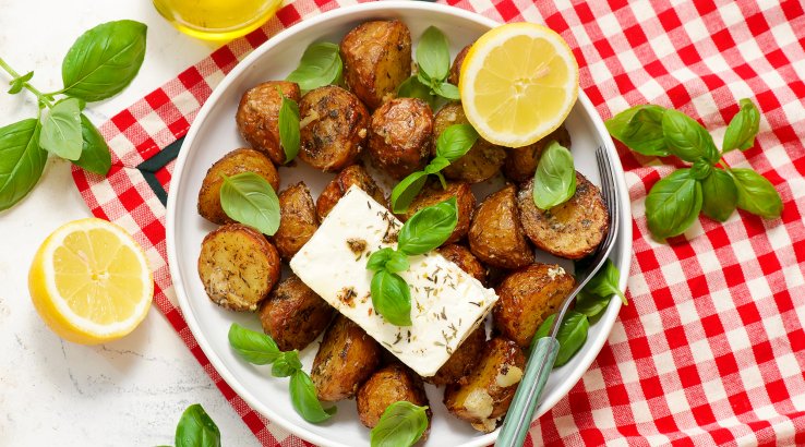 Молода картопля з фетою