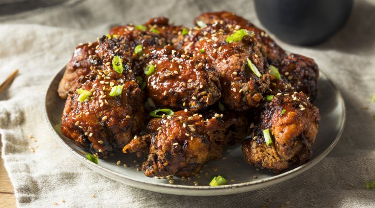 Медово-імбирні курячі стегна