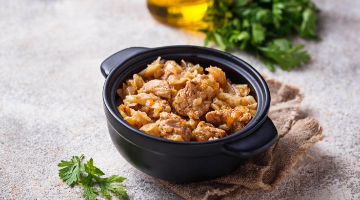 Овочеве рагу з м'ясом