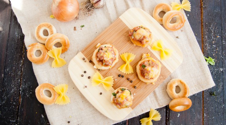 Бублики з фаршем