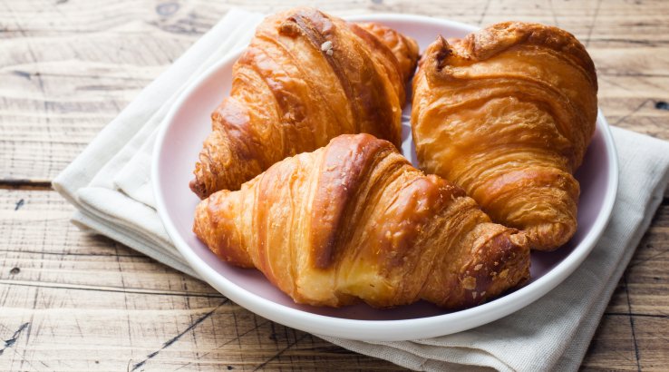 Круасани зі згущеним молоком