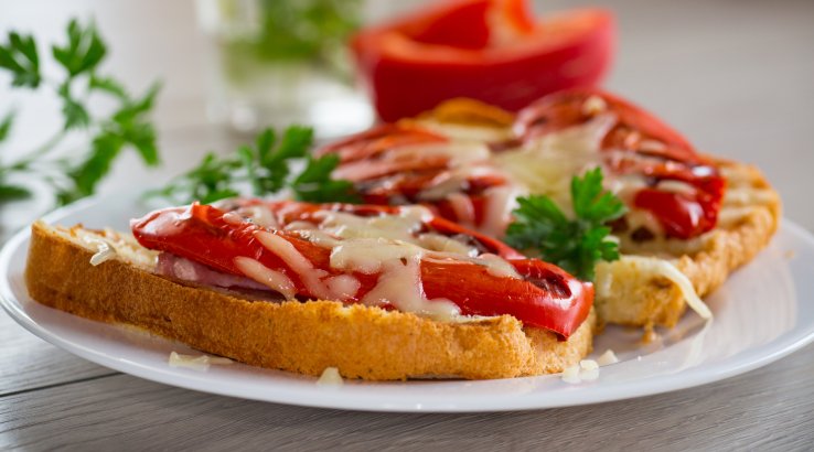 Бутерброд з запеченим перцем