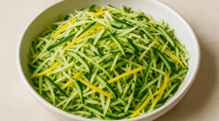 Салат із сирим кабачком