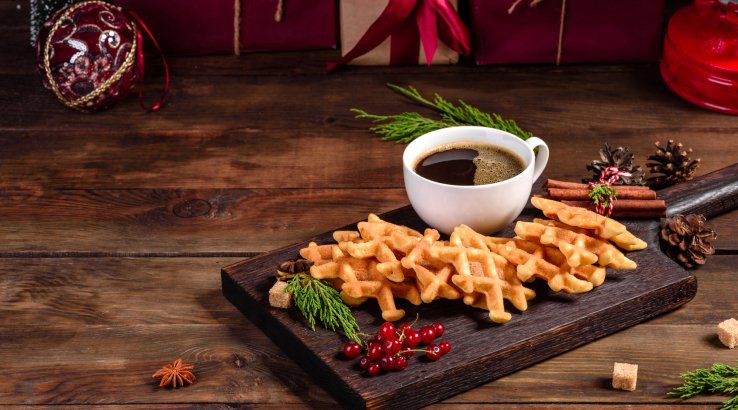 Різдвяні вафлі, декор