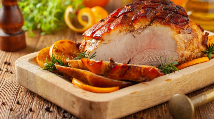 Ароматна запечена свинина