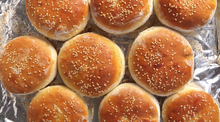 Булочки для бургерів з кунжутом