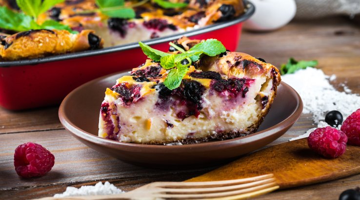 Ледачий сирний пиріг