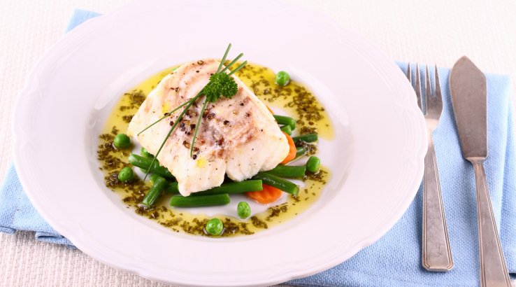 Тріска на парі