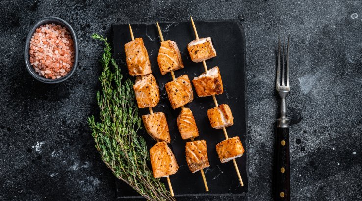 Шашлик з лосося