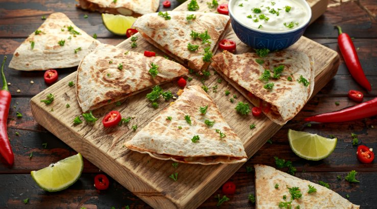 Кесадилья з овочами