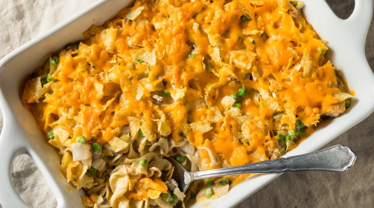 Запіканка з тунцем і макаронами
