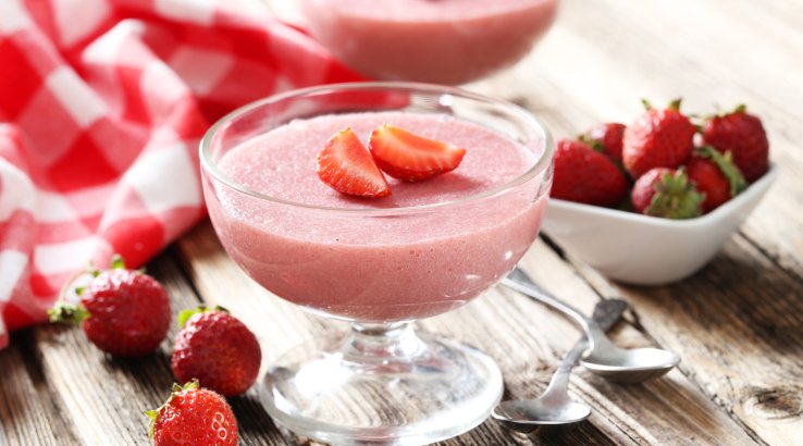 Сирно-полуничний десерт