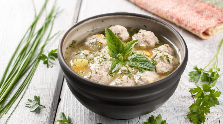 Суп із фрикадельками