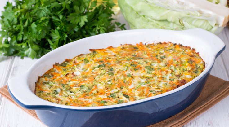 Запіканка з капустою і фаршем