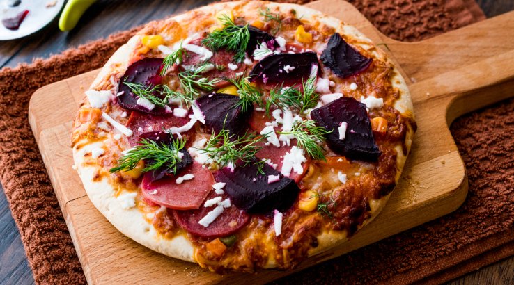 Піца з буряком