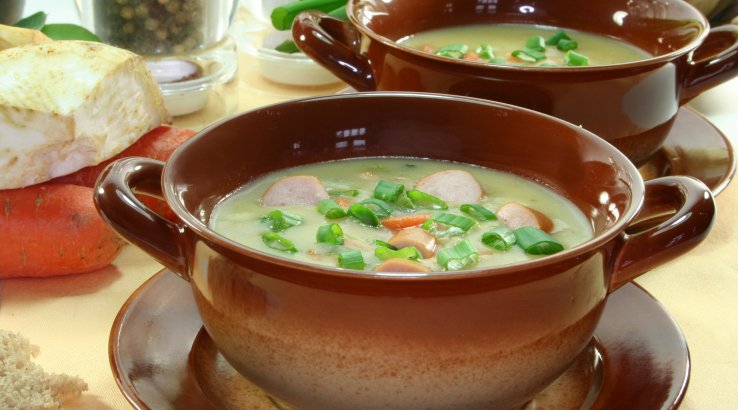 Суп із сосисками