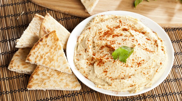 Хумус і коржики