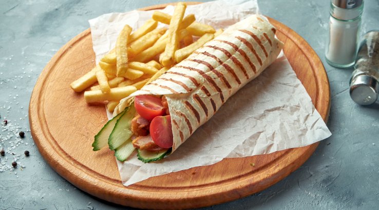 Шаурма з індичкою та овочами