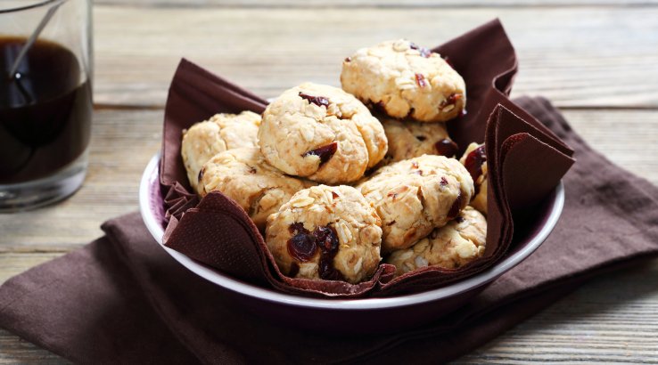 Печенье с клюквой