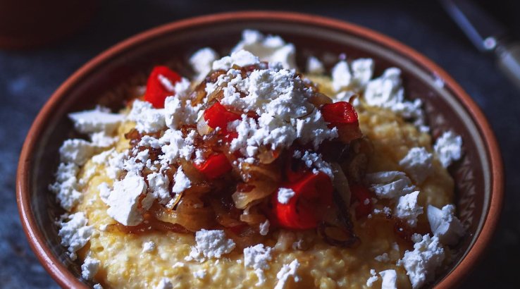 Банош з овочами