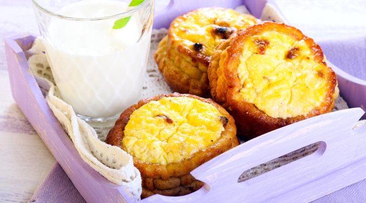 Ватрушки з пшоном і кисломолочним сиром