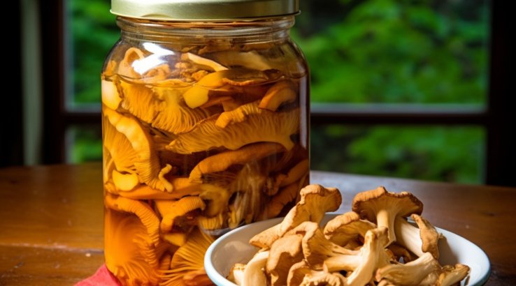 Мариновані лисички на зиму