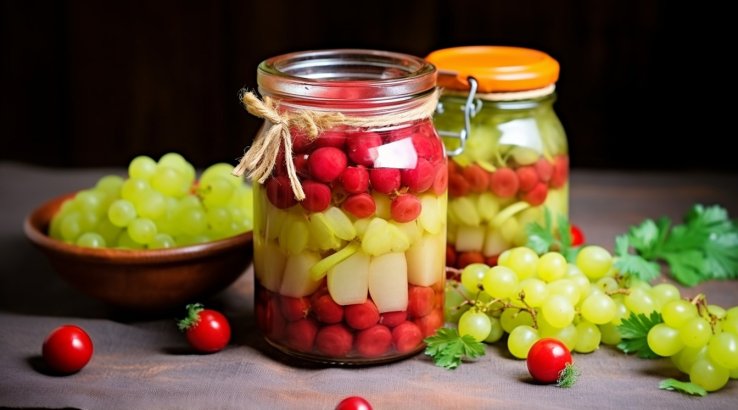 Фруктово-ягодное маринованное ассорти