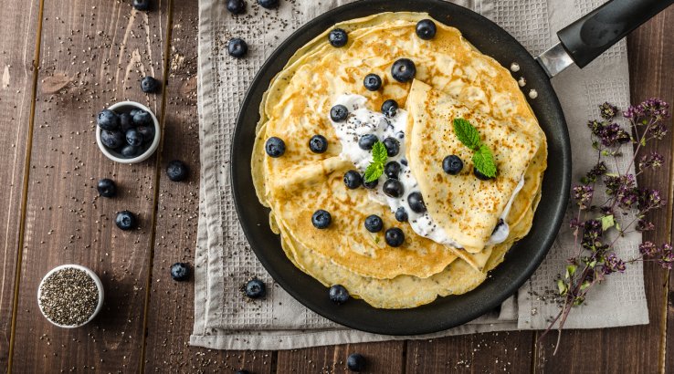 Млинці на йогурті