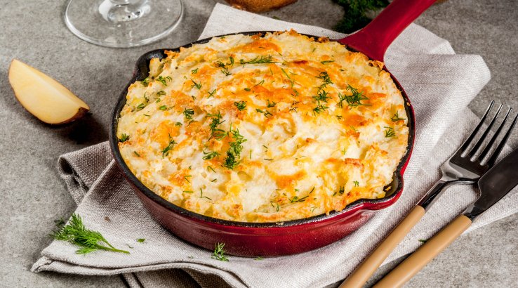 Запіканка з курячим філе і рисом