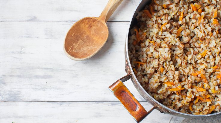 Гречка з овочами