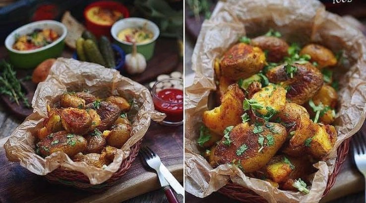 Картопля з прянощами