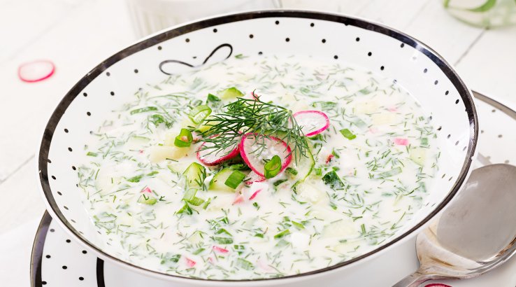 Окрошка з редискою