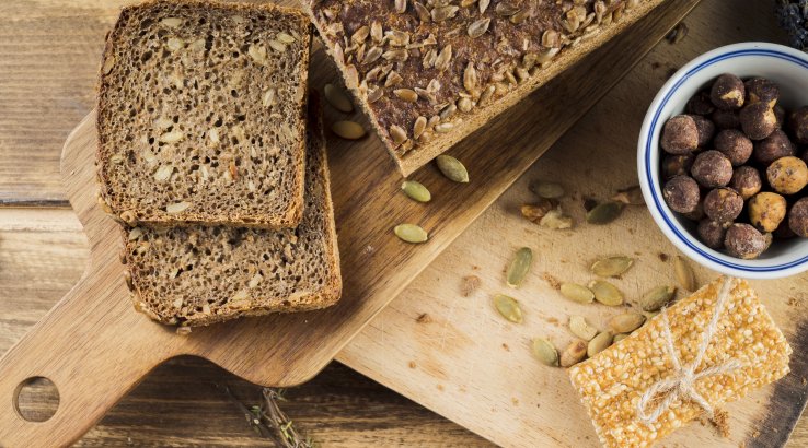 Фитнес-хлеб с семенами льна