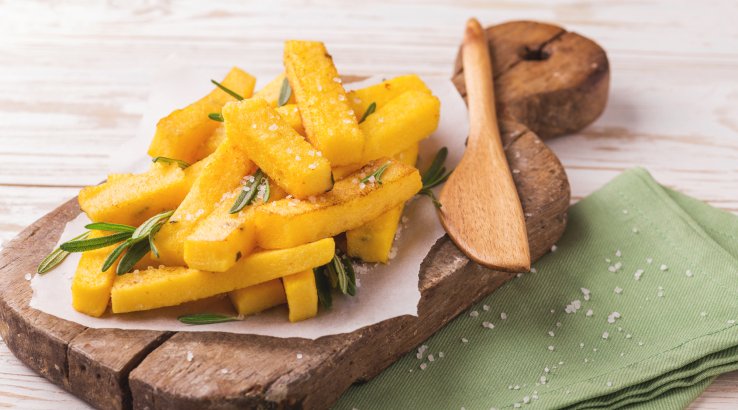 Смажена полента - рецепт