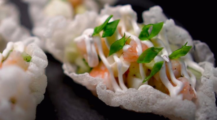 Новорічна закуска з креветками