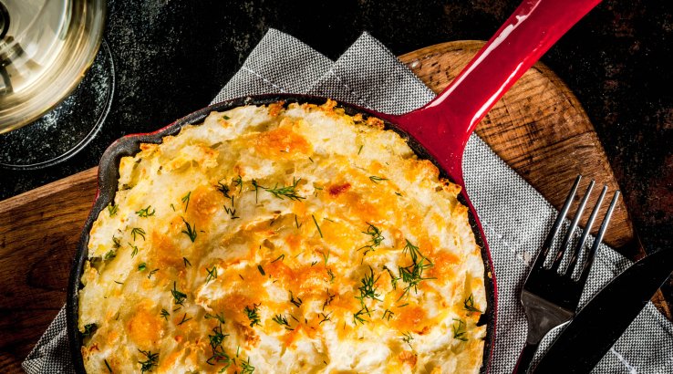 Запіканка з рисом та фаршем