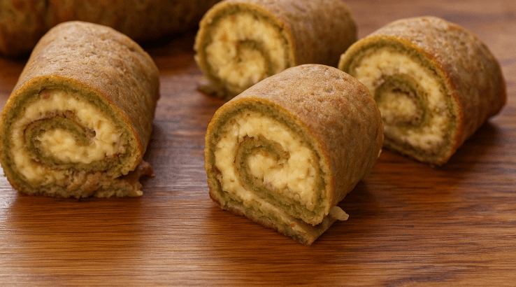 Рулет з печінки і плавленого сирка