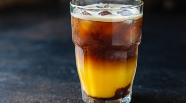 Кава з помаранчевим соком