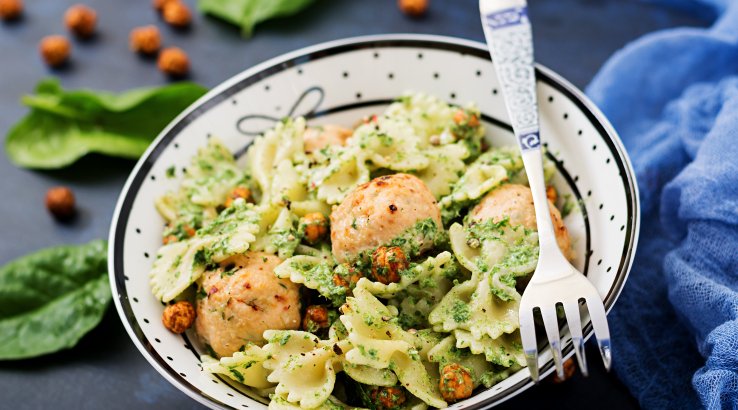 Вершкові курячі фрикадельки