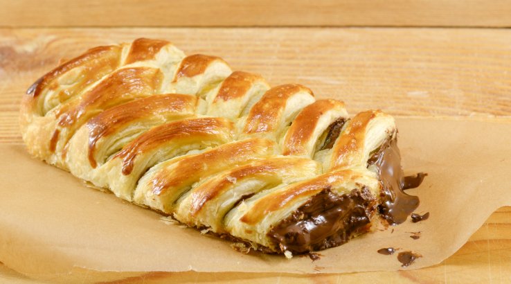 Слойки з шоколадом