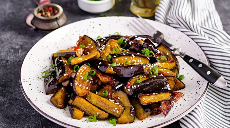 Печеня з баклажанами