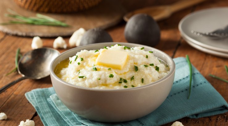 Пюре з сиром і часником