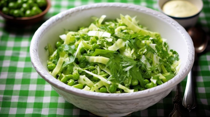 Літній абсолютно зелений салат