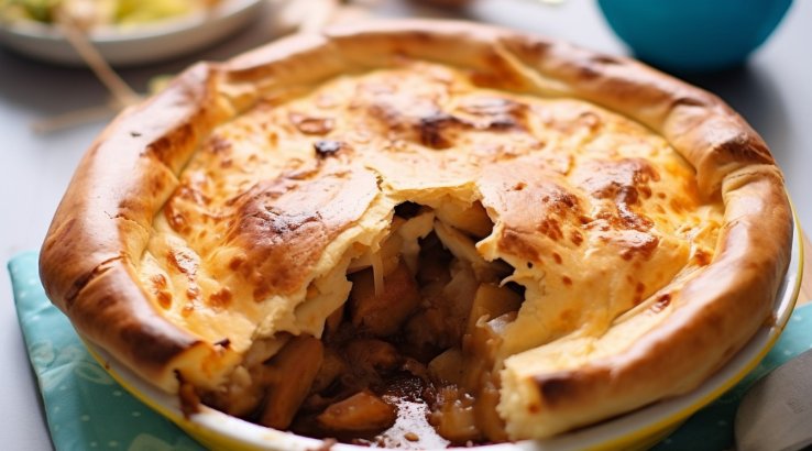 Ковбаски, запечені під тістом