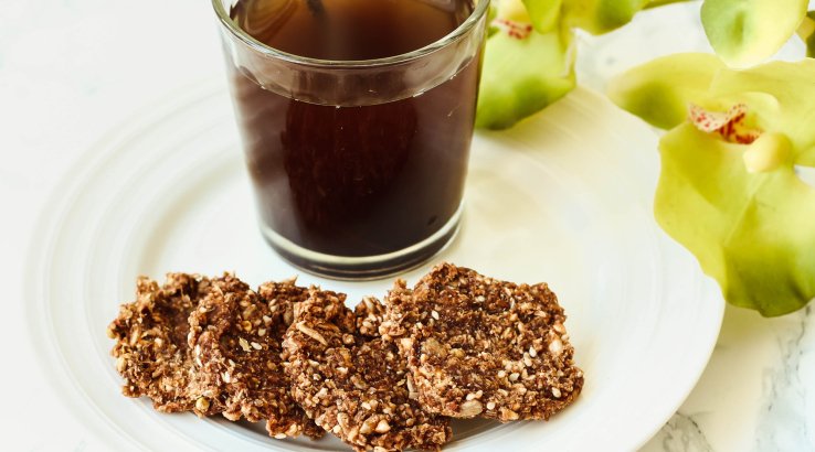 Крекери з насіння льону та гарбуза