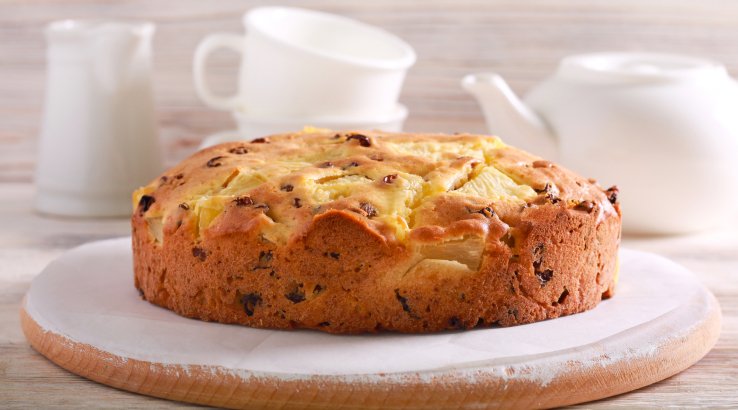 Кекс із сиру з родзинками