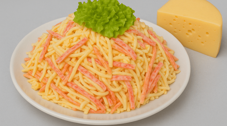 Салат з крабовими паличками і сиром