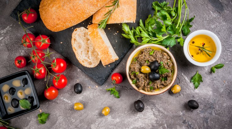 намазка з оливками