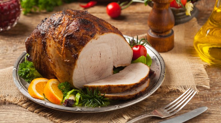 Шинка з ананасами по-китайськи