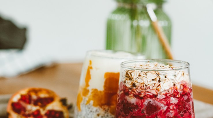 Чіа-пудинг з ягодами